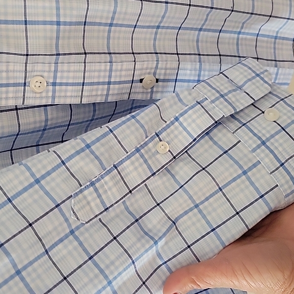 XL NAUTICA FLEX & WRINKLE RESISTANT PLAID LONG SLEEVE SHIRT - Picture 3 of 9